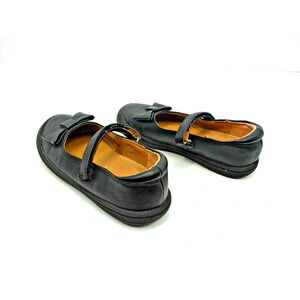 Girls Black Mary Jane Hook & Loop Shoes w/bow Girl 11 Toddler Timeless Classic